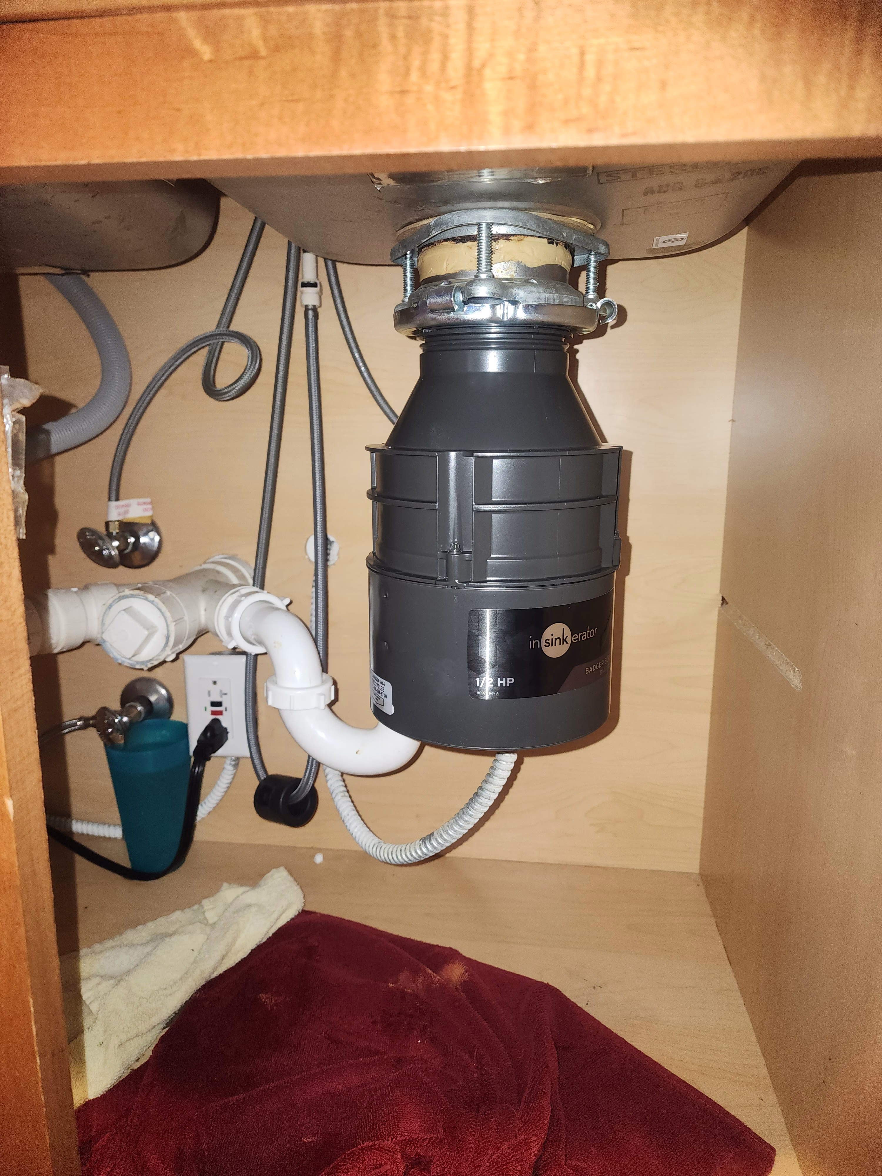 Professional garbage disposal installation and repair by a licensed plumber in Lake and McHenry County.